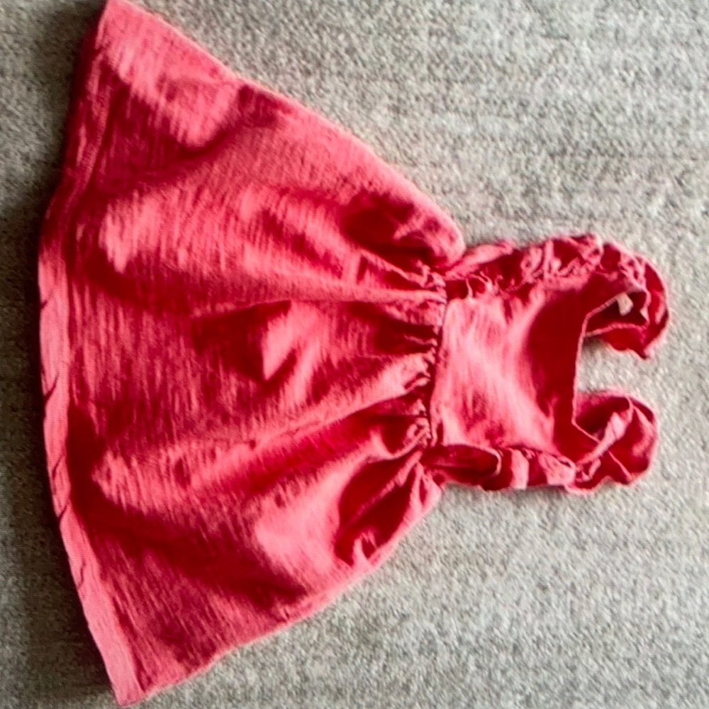 Maison Me Ruffle pinafore Dress